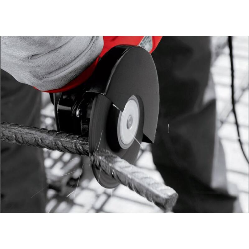 Amoladora angular con cubierta de protección Hilti de 7 amperios y 120 voltios con cable de 4-1/2 pulgadas - 3554361