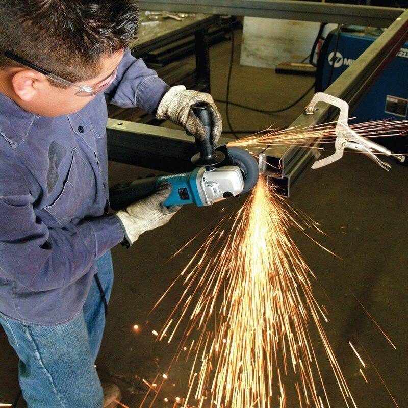Makita 10.5 Amp 5 pulgadas Esmeriladora Angular SJS con Bloqueo - GA5020Y