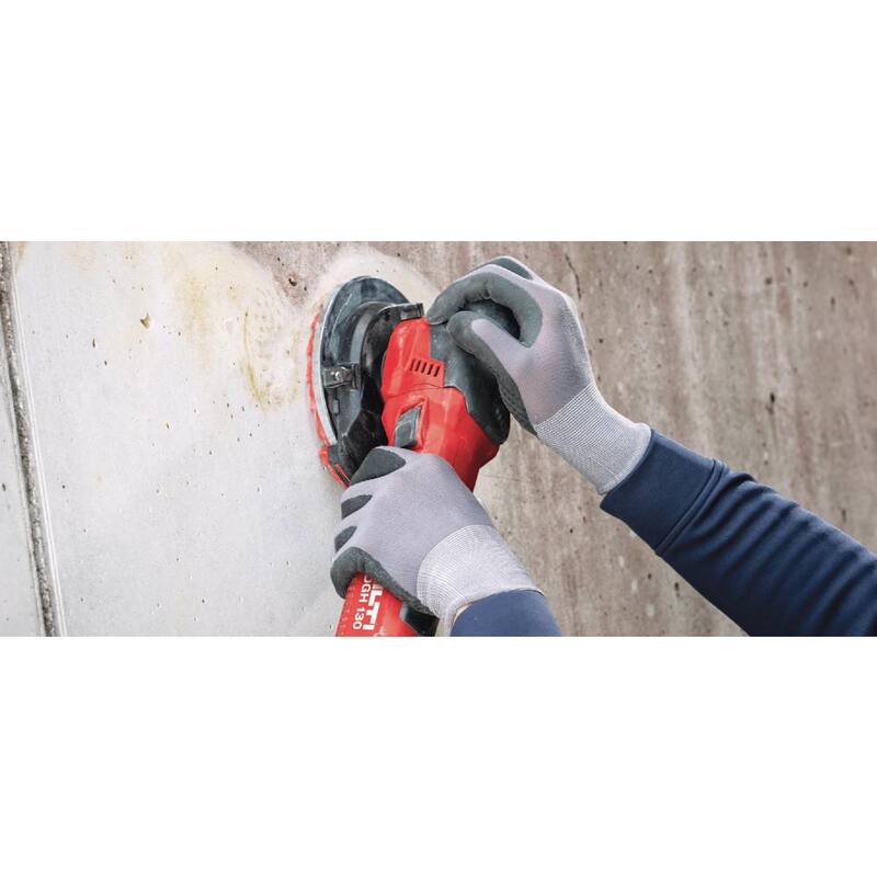 Esmeriladora angular para concreto Hilti de 5 pulgadas con cable de 120 voltios y 10.9 amperios, incluye arandela universal SPX de 5 pulgadas y estuche - 2283191