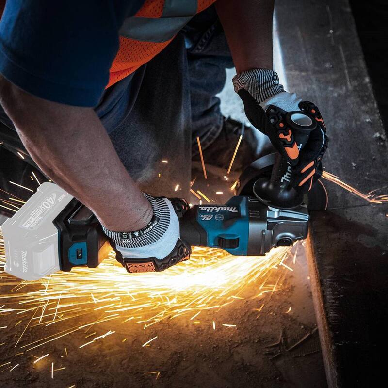 Makita 40V Max XGT Amoladora Angular Inalámbrica sin Escobillas de 4-1/2/5 pulgadas con Freno Eléctrico Capaz de AWS (Herramienta única) - GAG04Z