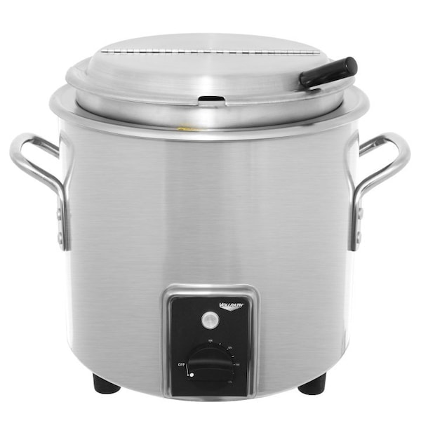 Vollrath Co VollrathÂ Retro Stock Pot Kettle Rethermalizer, , 7 Quart, Natural Finish - 7217710