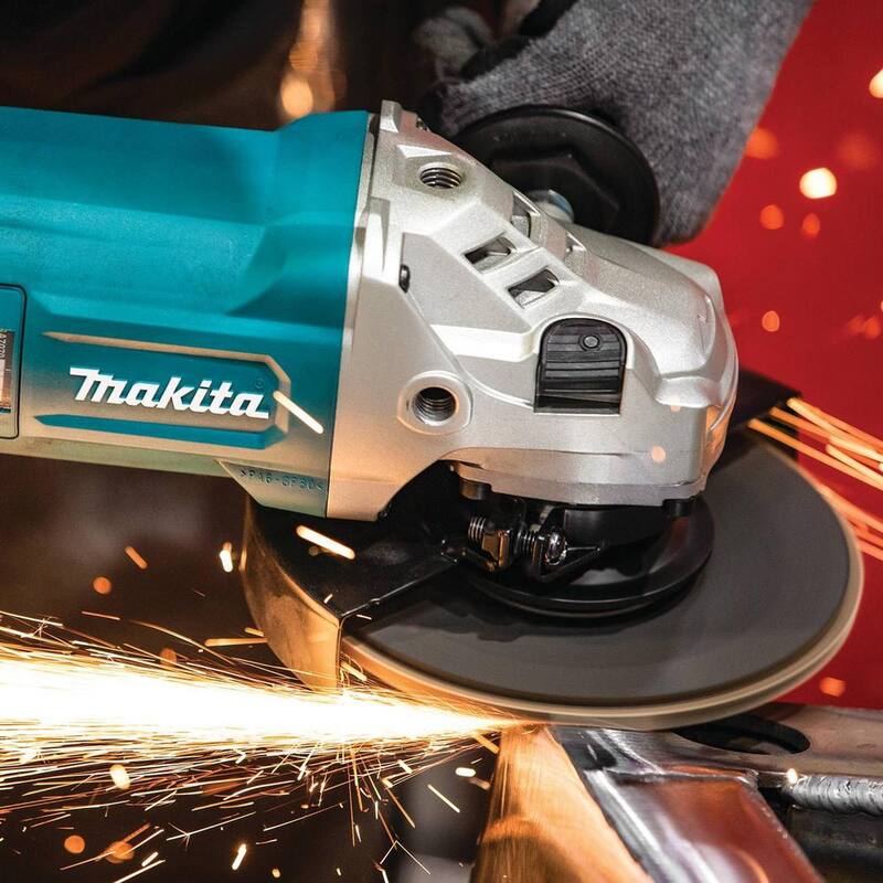 Amoladora angular con cable Makita de 7 pulgadas con AFT y freno - GA7070X1