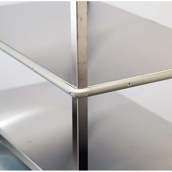 Lakeside Stainless Steel 6 Shelf Cart; All Edges Down, 500 lb Capacity, 21"x50" - 462