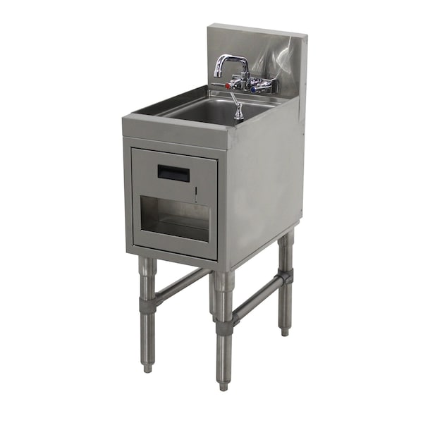 Advance Tabco Prestige Hand Sink underbar 18 in.W x 20 in.D x 36 in.H - PRHSST-19-18