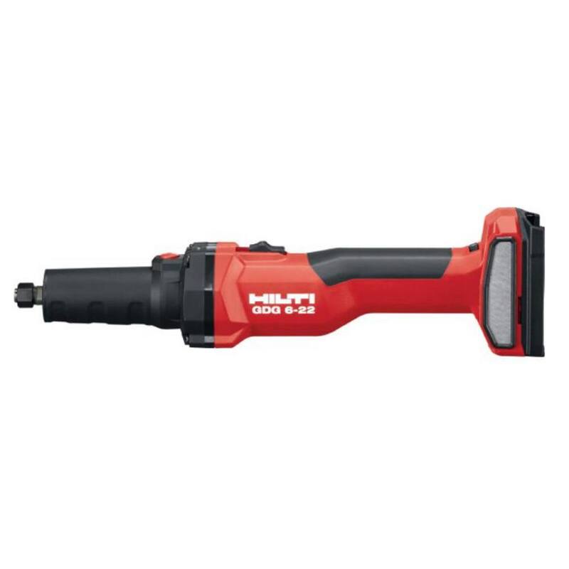 Esmeriladora de troqueles inalámbrica de 22 voltios Hilti NURON GDG-6 de iones de litio sin escobillas de velocidad variable de 17.3 pulgadas (solo herramienta) - 2267005