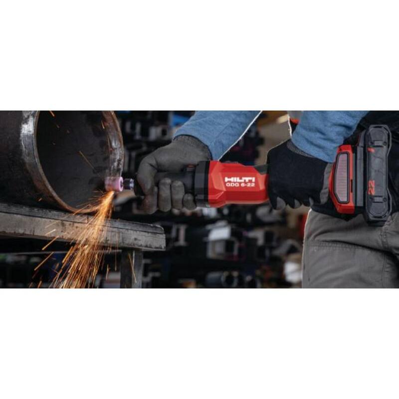 Esmeriladora de troqueles inalámbrica de 22 voltios Hilti NURON GDG-6 de iones de litio sin escobillas de velocidad variable de 17.3 pulgadas (solo herramienta) - 2267005