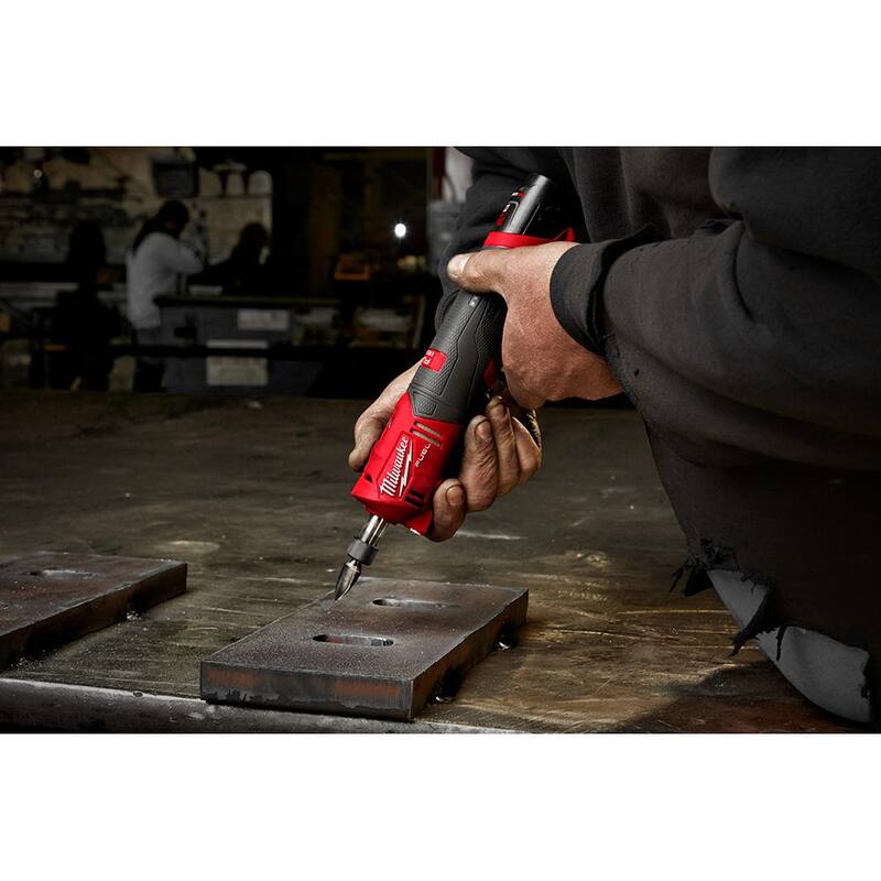 Milwaukee M12 FUEL 12V Lithium-Ion 1/4 in. Kit Rectificadora recta inalámbrica con luz de servicio M12 ROVER - 2486-22-2367-20