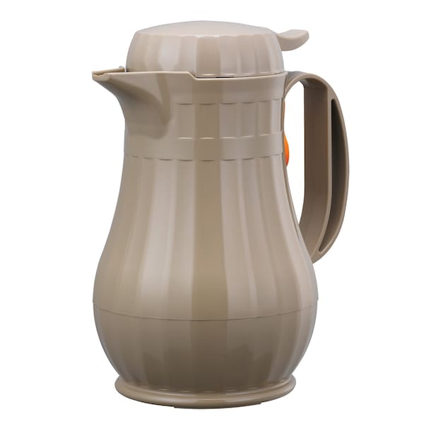 Service Ideas EcoServ Server, BPA-free Plastic, 20 oz, Latte Brown - ECO6LA