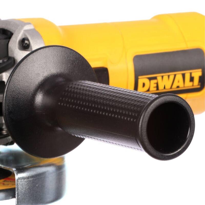 DEWALT 7 amperios 4.5 pulgadas Amoladora Angular Pequeña con Protector de 1 Toque y Rueda de Corte de Metal de 4.5 pulgadas x 0.045 pulgadas x 7/8 pulgadas (paquete de 5) - DWE4011W8062B5