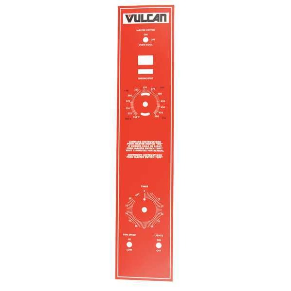 Vulcan Hart Overlay, Contrl. Panel Vc4 and 6Gd - 00-497280-00001