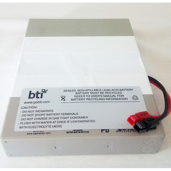 Battery Technology UPS Battery, APC TRIPP LITE SMART500RT1U, APC RBC62-1U, APC SMX500RT1U, APC SMART500RT1U, 6V DC - RBC62-1U-BTI