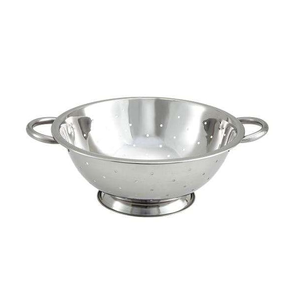 Winco Winco 8 qt. 14" Diameter Bowl Stainless Steel Colander - COD-8