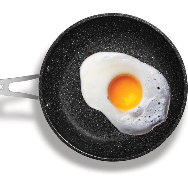 Starfrit Stainless Steel Non-Stick Fry Pan with Stainless Steel Handle, 10In - 030201-004-0000