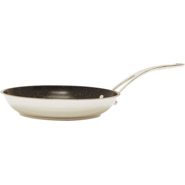 Starfrit Stainless Steel Non-Stick Fry Pan with Stainless Steel Handle, 10In - 030201-004-0000