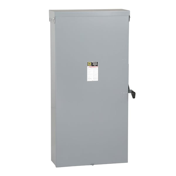 Interruptor de seguridad de fusible de un solo tiro Square D, Servicio general, 240V CA, 3PST - T327NR