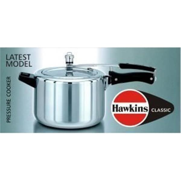 Hawkins Hawkins B20 Classic Aluminum Pressure Cooker - 5 Litres - B20