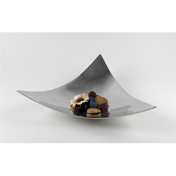Modern Day Accents Modern Day Accents 3273 Alum Trigon Tray - 3273