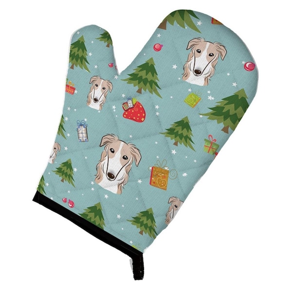 Carolines Treasures Christmas Borzoi Oven Mitt - BB5017OVMT