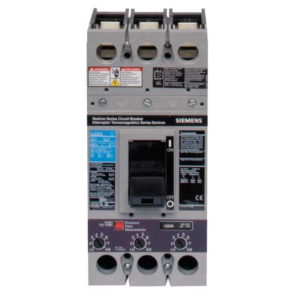 Siemens Molded Case Circuit Breaker, FXD6-A Series, 250A, 2 Pole, 600V AC, 22kA at 600V AC - FXD62B250