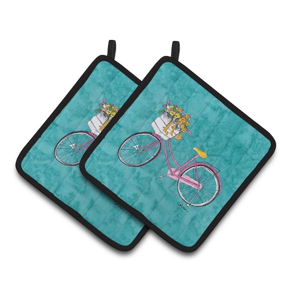 Carolines Treasures Welcome to the Trailer Pair of Pot Holders - 8765PTHD