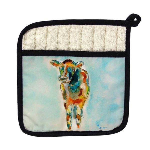 Betsy Drake Betsy Drake PT066 Betsys Cow Pot Holder - PT066
