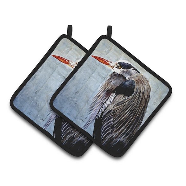 Carolines Treasures Rooster Pair of Pot Holders, 7.5 x 3 x 7.5 in. - 8652PTHD