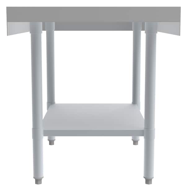 Koolmore 16 Gauge Stainless Steel Commercial Equipment Stand - 30 x 24 Heavy Duty Griddle Stand w/Undershelf - EQT-163024