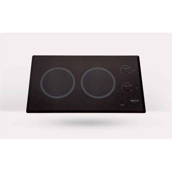 Kenyon Lite-Touch Q 2-burner Trimline Cooktop- black with touch control - two 6 .5 inch 208V UL - B41579