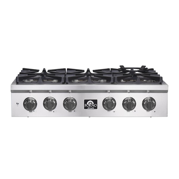 Forno SPEZIA ALTA QUALITA 36In. PRO-STYLE GAS RANGETOP - FCTGS5751-36