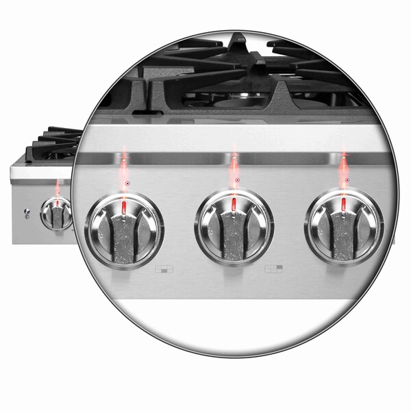 Forno SPEZIA ALTA QUALITA 36In. PRO-STYLE GAS RANGETOP - FCTGS5751-36