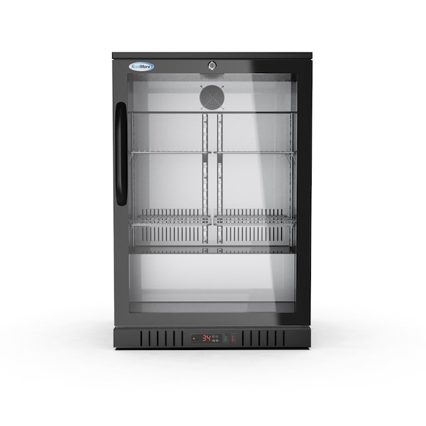 Koolmore One Door Back Bar Cooler Counter Height Beverage, Refrigerator, Mini Drink Fridge - BC-1DSW-BK