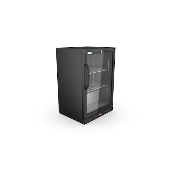 Koolmore One Door Back Bar Cooler Counter Height Beverage, Refrigerator, Mini Drink Fridge - BC-1DSW-BK
