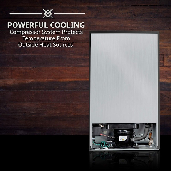 Ivation 33-Bottle Dual Zone Compressor Freestanding Wine Cooler Refrigerator - Black - IVFWCC331DB
