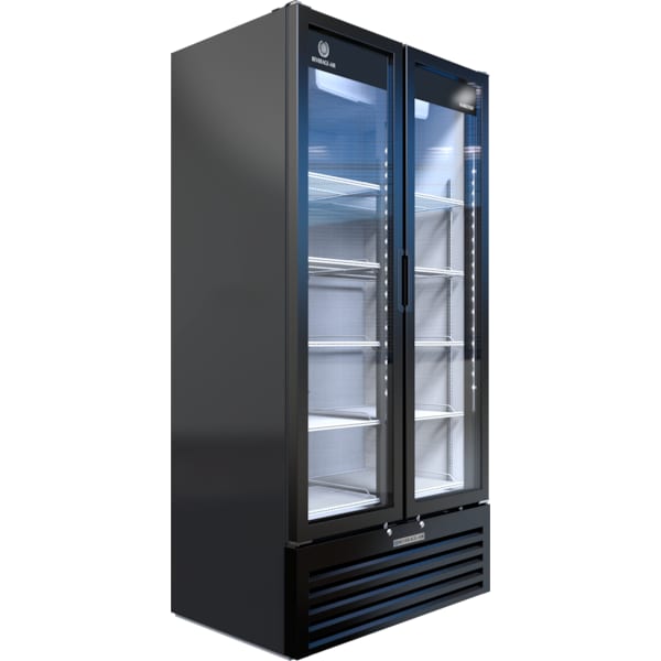 Beverage-Air Glass Door Merchandiser, Refrigerator, 26.12 cu. ft. Capacity, Black - MT34-1B