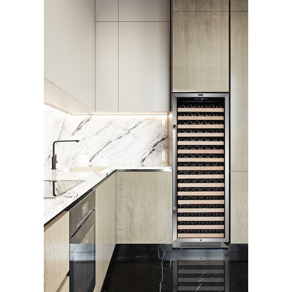 Whynter Built-in Stainless Steel Compressor Wine Refrigerator - BWR-1662SD