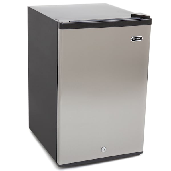 Whynter 3.0 cu. ft. Energy Star Upright Freezer with Lock, Stainless Steel - CUF-301SS