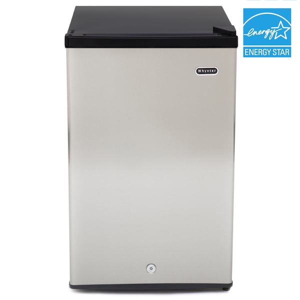 Whynter 3.0 cu. ft. Energy Star Upright Freezer with Lock, Stainless Steel - CUF-301SS