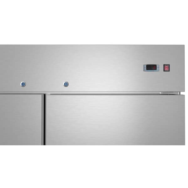 Koolmore - RIF-2D--SS  54" 2 Door Stainless Steel Upright Commercial Reach-in Freezer - 47 cu. ft () - RIF-2D-SS