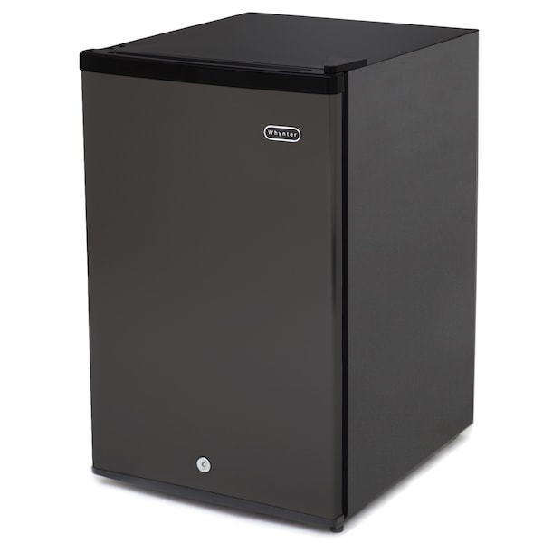 Whynter 3.0 cu. ft. Energy Star Upright Freezer with Lock, Black - CUF-301BK