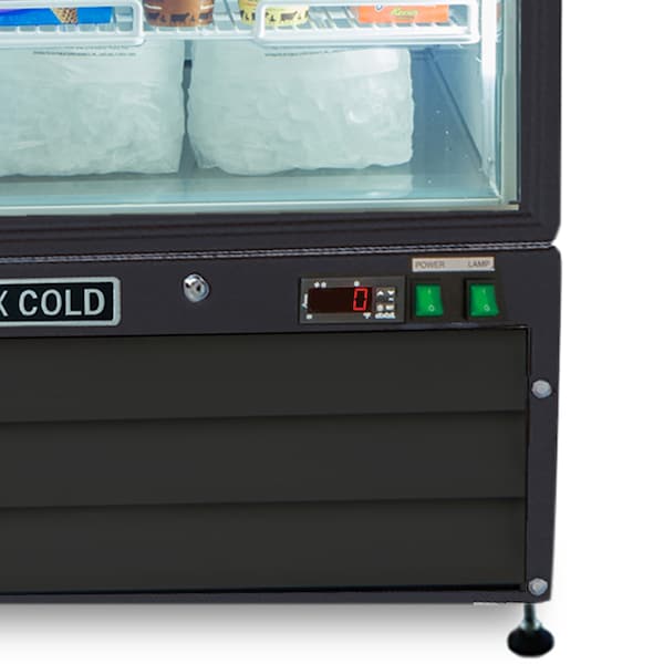 Maxx Cold Freezer 23 cu.ft., Single Door, Commercial Merchandiser, Black/Glass - MXM1-23FB