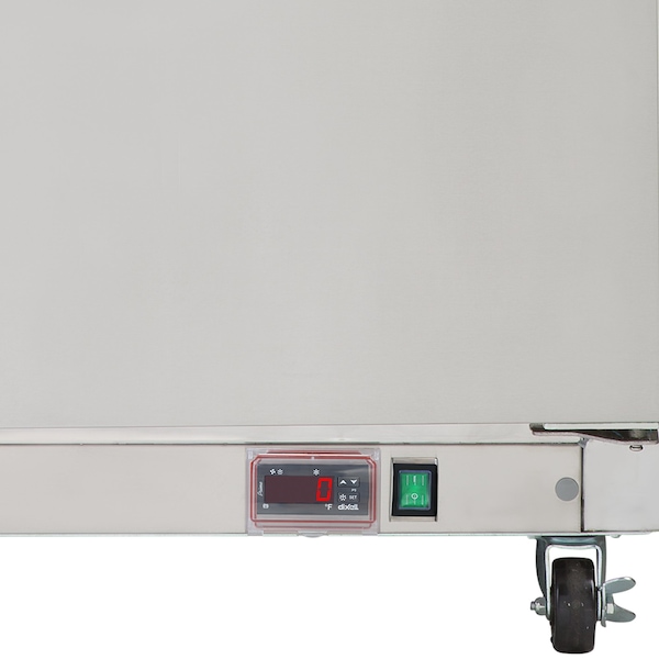 Maxx Cold Double Door Undercounter Freezer, 60.3 in.W, 15.5 cu. ft. Storage Capacity, in Stainless Steel - MXCF60UHC