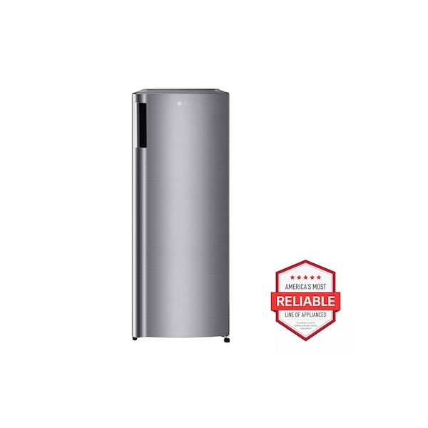 Almo 20-inch Wide 5.8 cuft Single Door Freezer with 6 Shelves and Pocket Handle - LROFC0605V