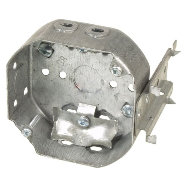 American Imaginations Electrical Box, Octagon Box Type, Galvanized Steel, Octagon Shape - AI-37179
