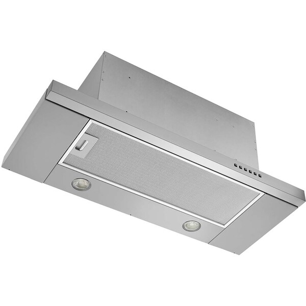 Almo 24-in. Broan ELITE Slide Out Range Hood with LED Lighting and 400 CFM Blower - EBS1244SS