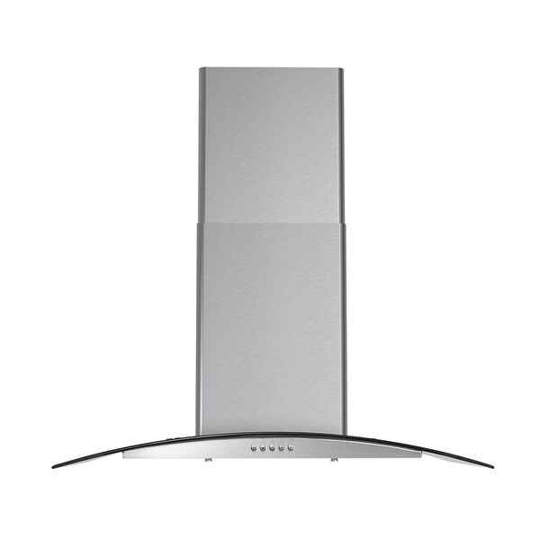 Streamline 30 in. Zannoni Ducted Wall Mount 220 CFM Range Hood in Brushed Stainless Steel - T-883-1-DT