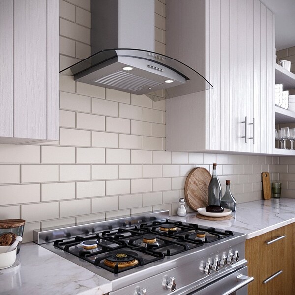 Streamline 30 in. Rubiani Convertible Wall Mount 220 CFM Range Hood in Brushed Stainless Steel - T-721-1-CL