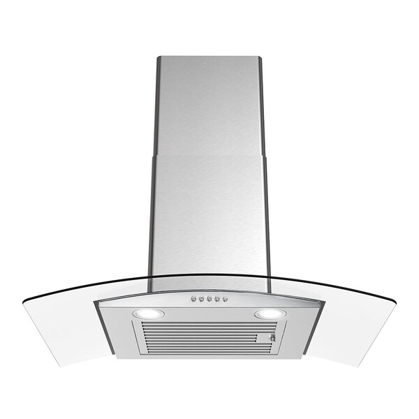 Streamline 30 in. Rosmini Ductless Wall Mount 220 CFM Range Hood in Brushed Stainless Steel - T-721-1-DL