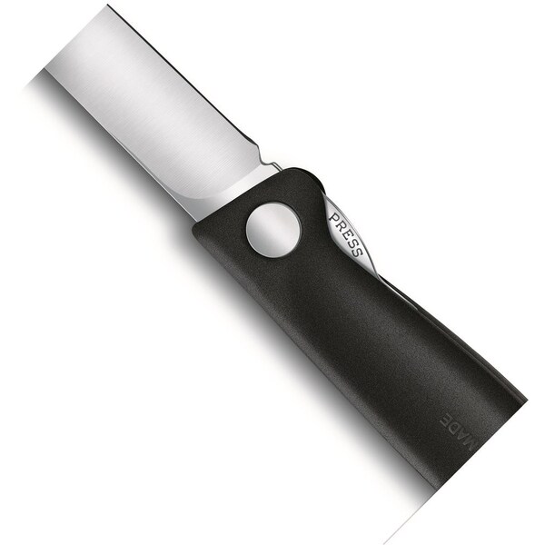 Swiss Army Brands 2024 Victorinox Kitchen Swiss Classic Foldable Paring Knife, Straight, Black - VIC-6.7803.FB