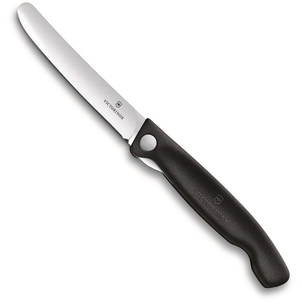 Swiss Army Brands 2024 Victorinox Kitchen Swiss Classic Foldable Paring Knife, Straight, Black - VIC-6.7803.FB