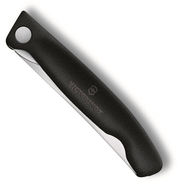Swiss Army Brands 2024 Victorinox Kitchen Swiss Classic Foldable Paring Knife, Straight, Black - VIC-6.7803.FB